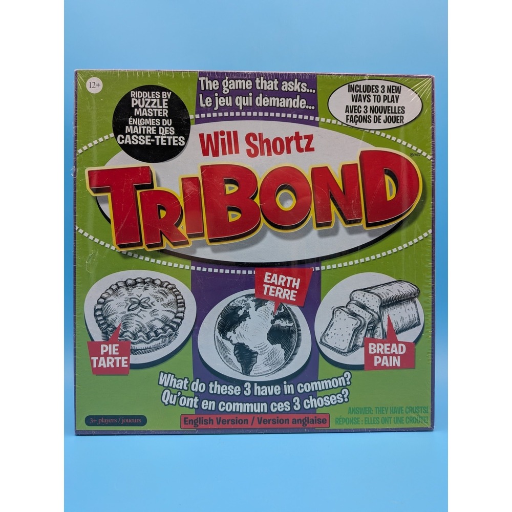 TRIBOND  Board Game   Will Shortz   2010   Sealed Game  Bilingual